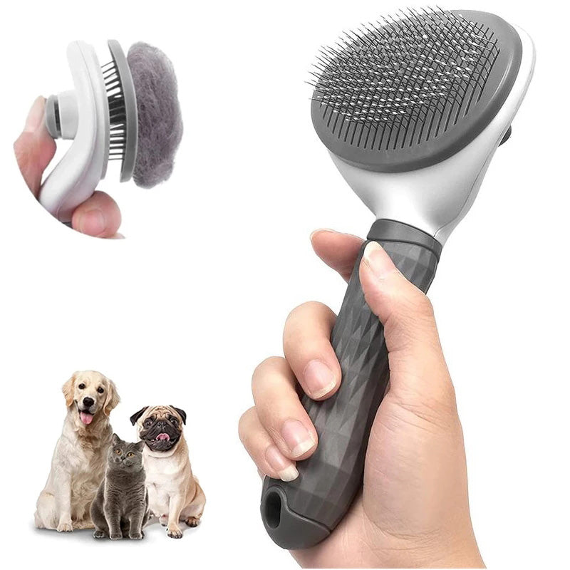 Grooming Brush with Easy Clean